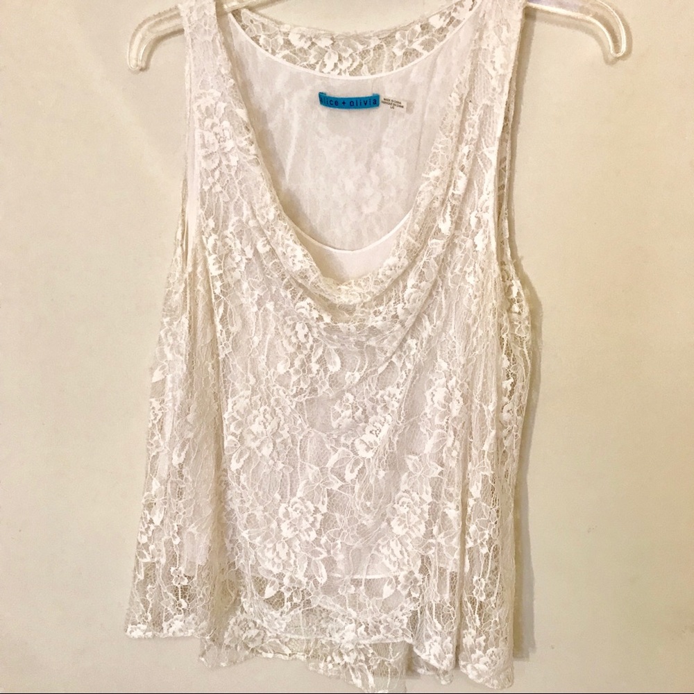 White Lace Delicate Blouse
